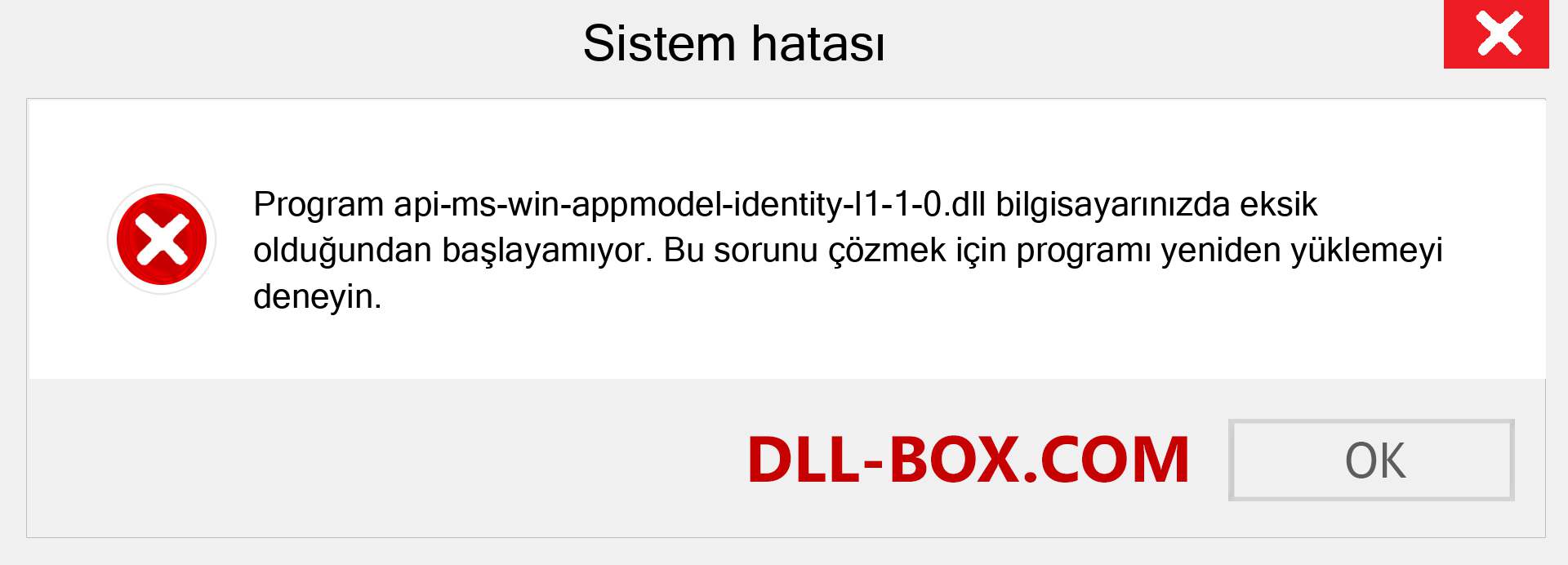 api-ms-win-appmodel-identity-l1-1-0.dll dosyası eksik mi? Windows 7, 8, 10 için İndirin - Windows'ta api-ms-win-appmodel-identity-l1-1-0 dll Eksik Hatasını Düzeltin, fotoğraflar, resimler